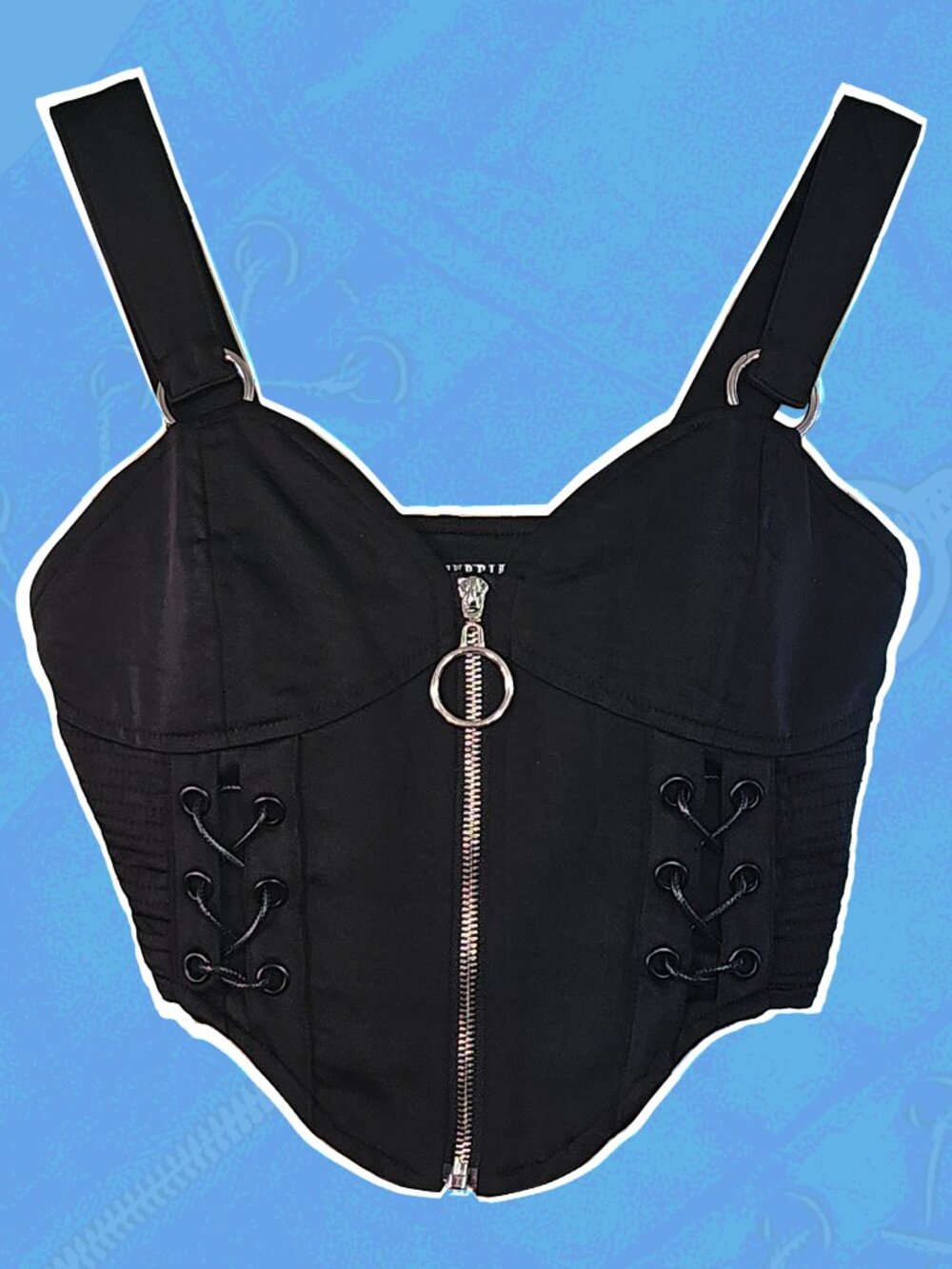 NWT Disturbia Immortelle Lace Up Corset Top Size US 4 / UK 8 / EU 36